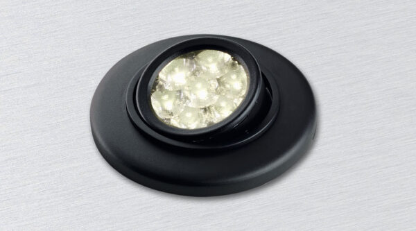 F-2 Einbaustrahler schwarz