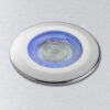 F-19 LED Einbauspot Chrom mit Nachtlicht blau